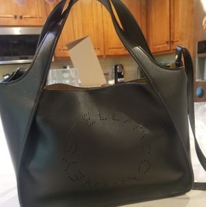 Stella McCartney Perforated Logo Faux Satchel